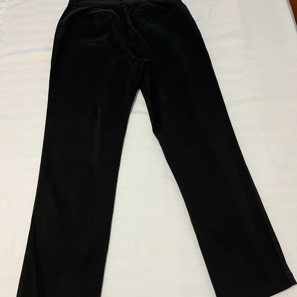Lee relaxed fit Sz 12 long black casual pants - Picture 4 of 7
